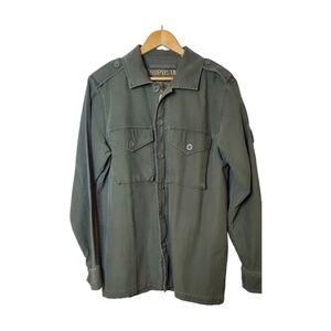 Aeropostale Miltary Army Jacket in Army Green Size Medium 100% Cotton